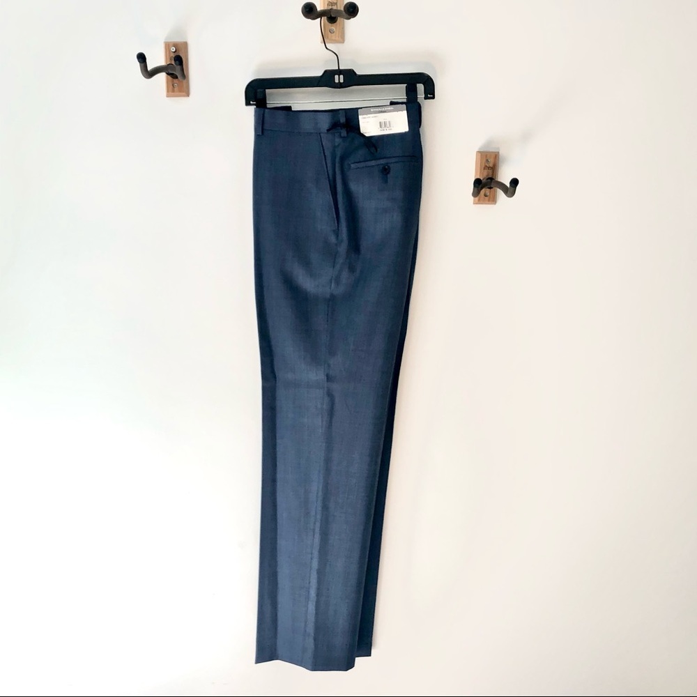 NWT Blue Dress Suit Pants 34 x 32 Shaquille O’Neal